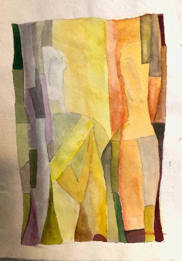 watercolor on paper rose burlingham art artist painter