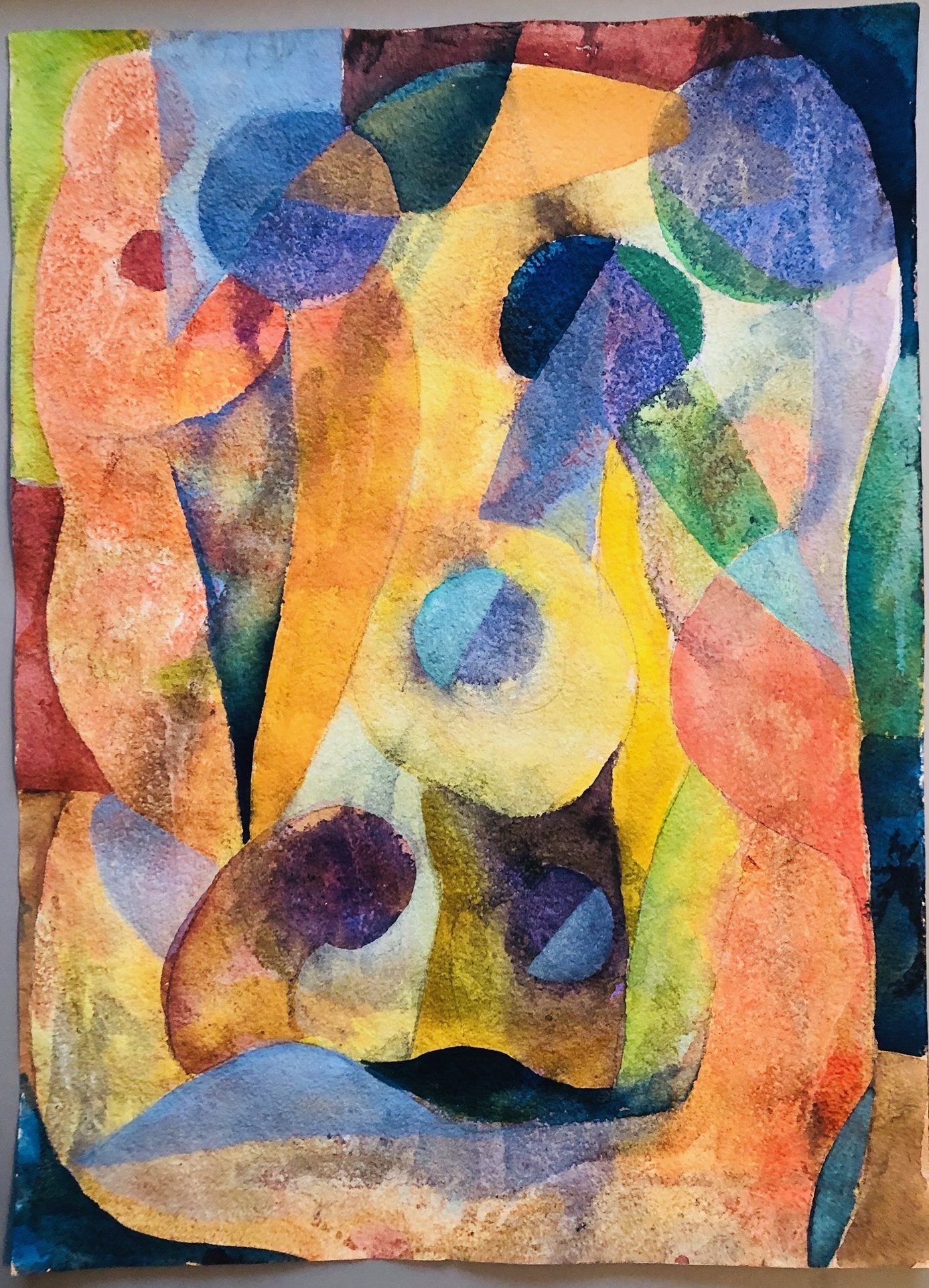 Recycled Watercolors, 2023, 12"x 17", watercolor on paper
