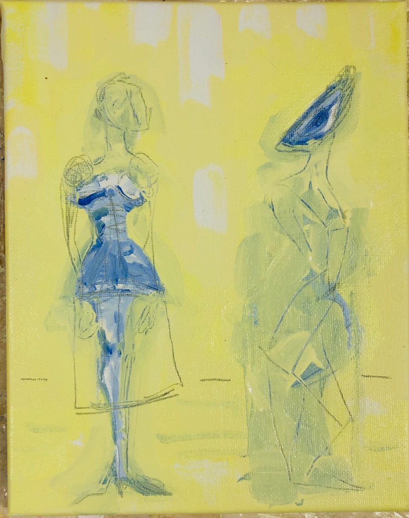 Rose Burlingham art : oil on canvas