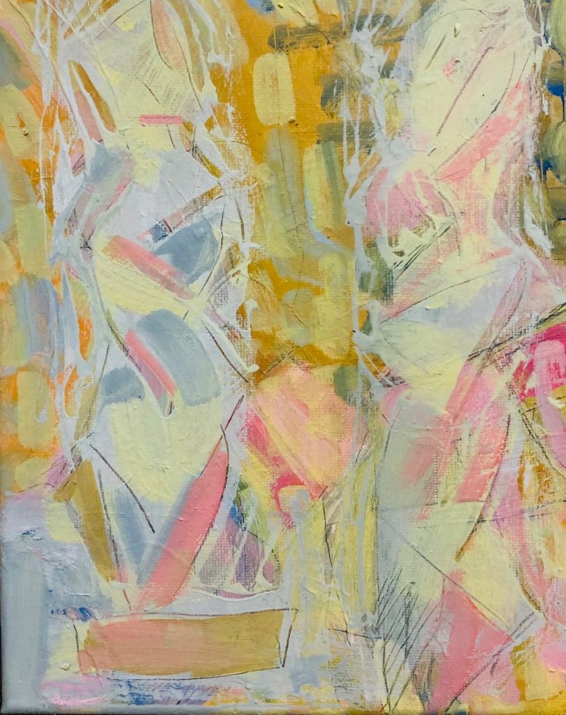 Rose Burlingham art : painting oil on linen