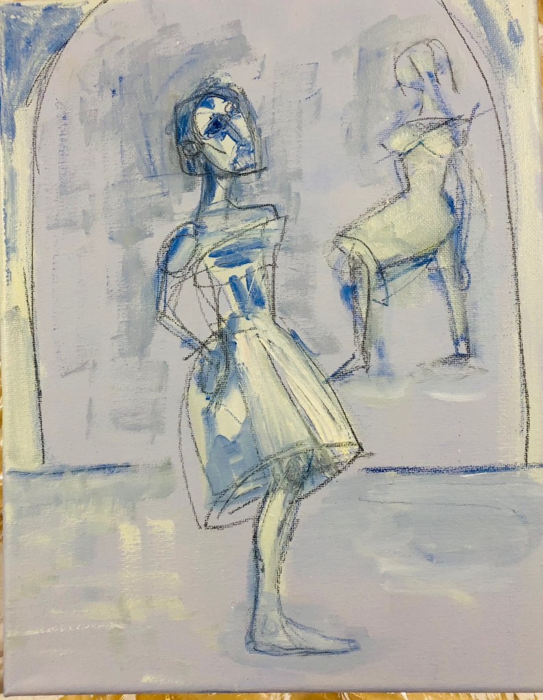Rose Burlingham art : oil on canvas