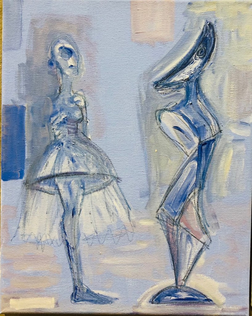 Rose Burlingham art : oil on canvas