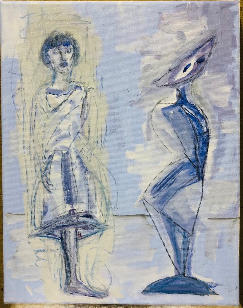 Rose Burlingham art : oil on canvas