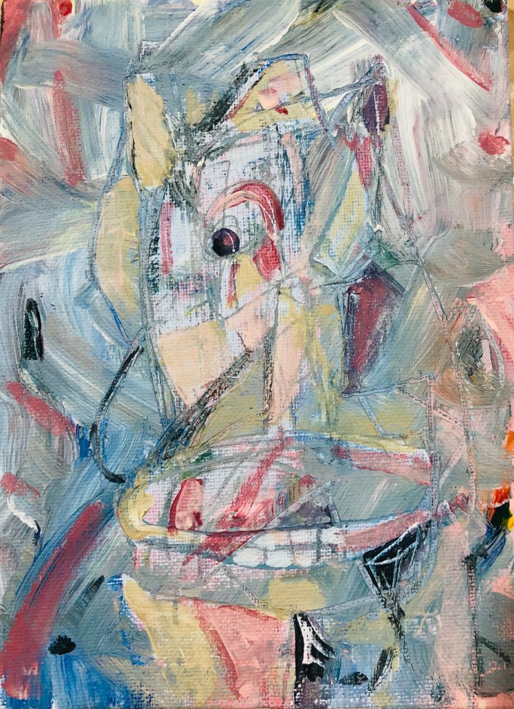 Rose Burlingham art : painting oil on linen