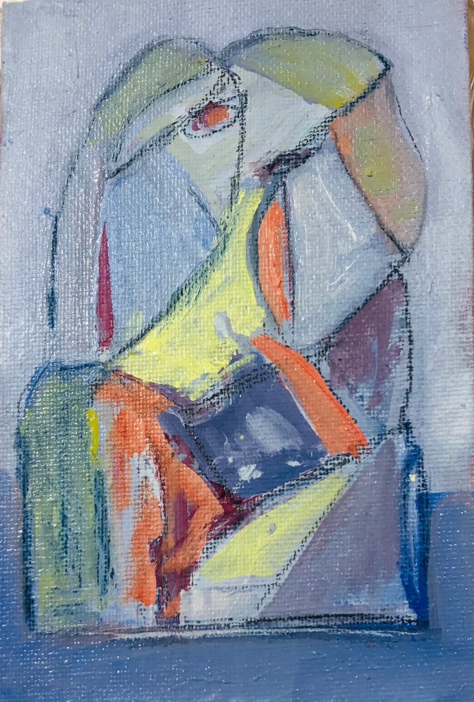 Rose Burlingham art : painting oil on canvas